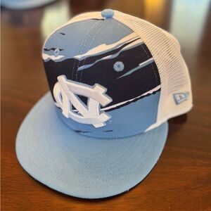 New Era UNC Light Blue and White SnapBack Cap